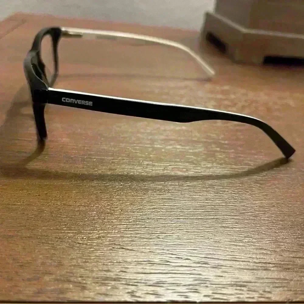 Converse K304 kids eyeglass frames black and white size 47 18 130